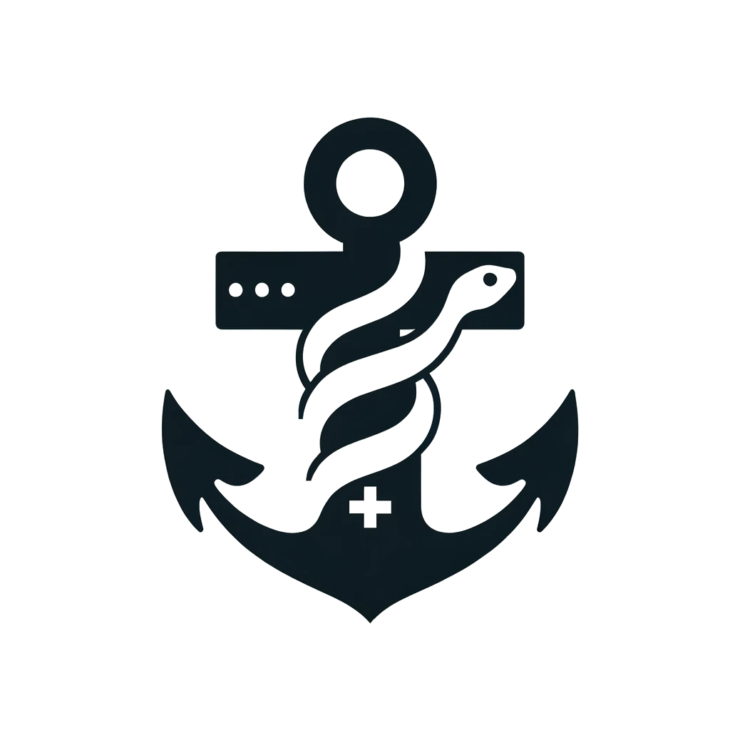 Sjømannslegen Stjørdal Logo - Anker ikon